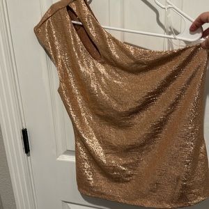 NWT one shoulder women’s top